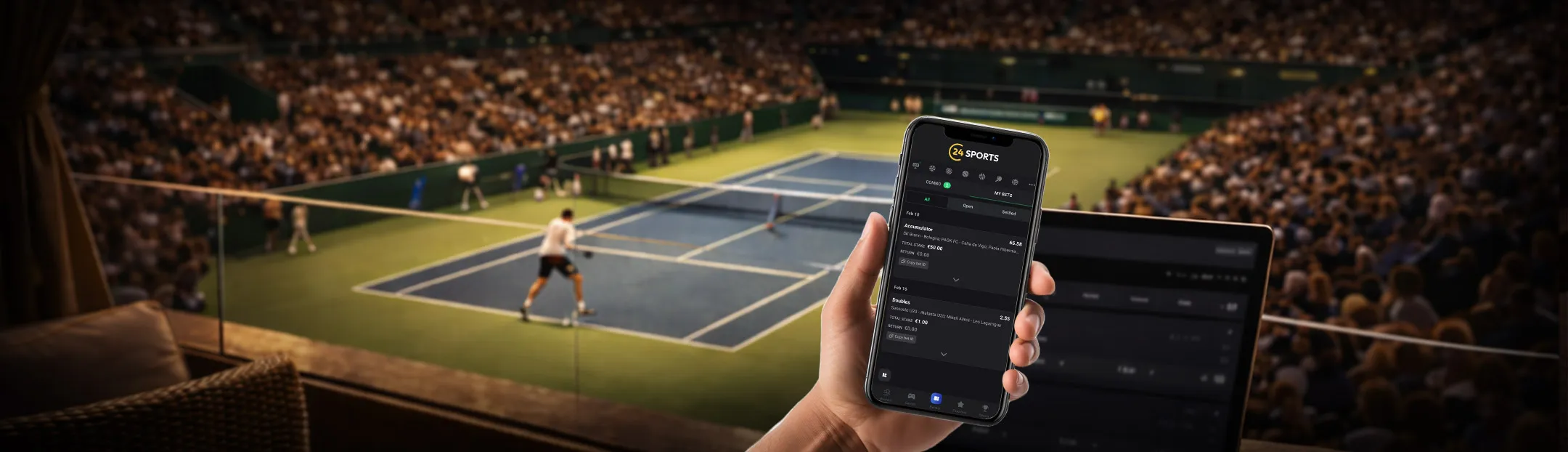 Tenniswetten bei 24 Sports